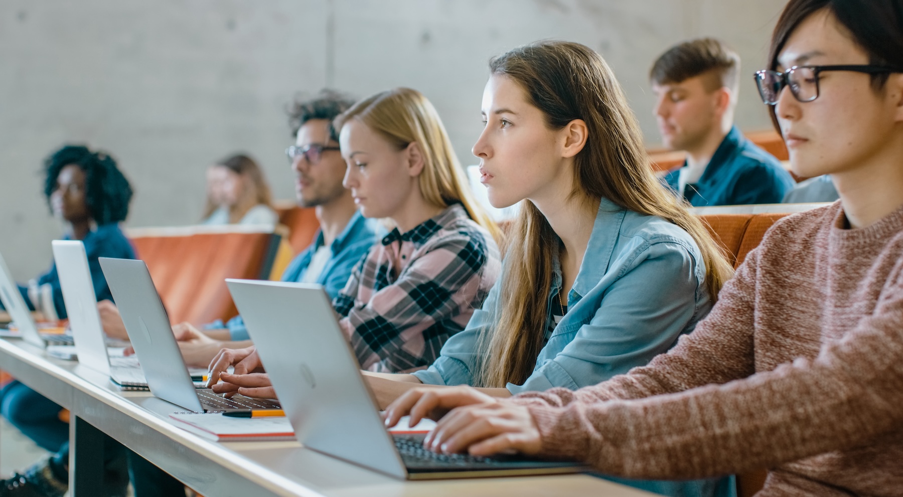 students in a classroom