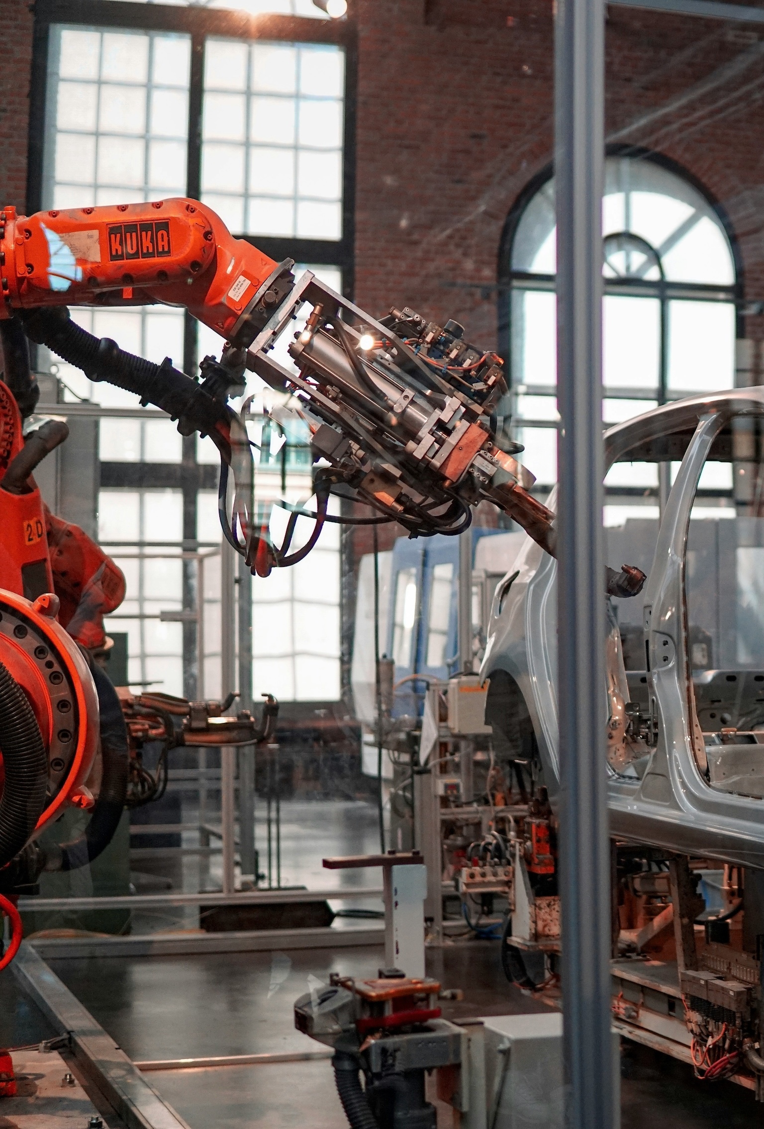 industrial control machine at work