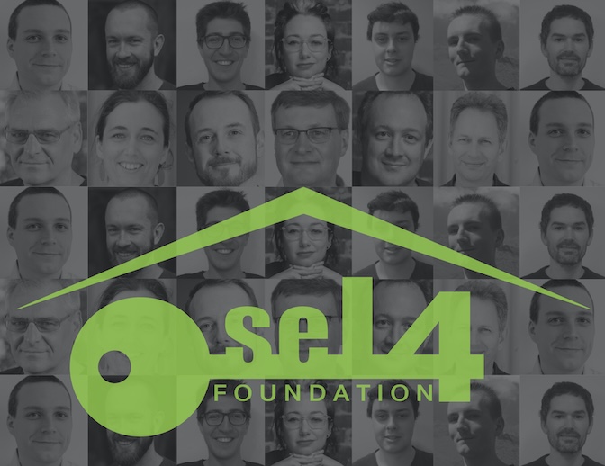 mosaic with pictures of all the people involved in the launch of the seL4 Foundation